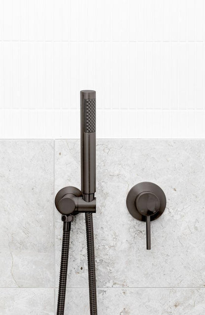 Round Slim Hand Shower On Bracket By Meir