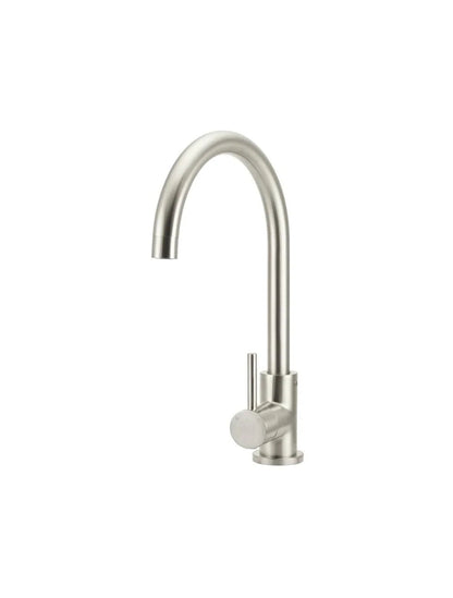 Round Gooseneck Kitchen Mixer Tap