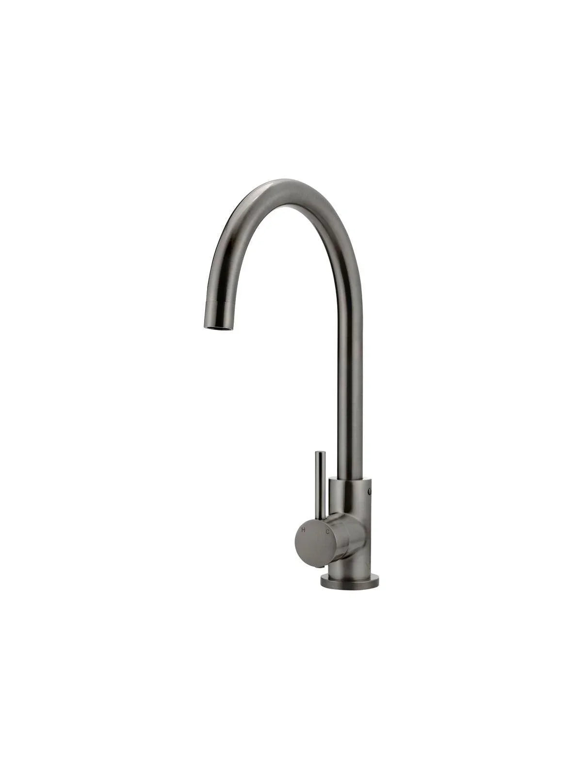 Round Gooseneck Kitchen Mixer Tap