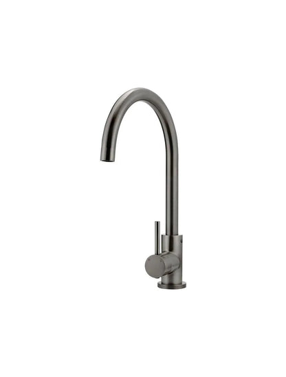 Round Gooseneck Kitchen Mixer Tap